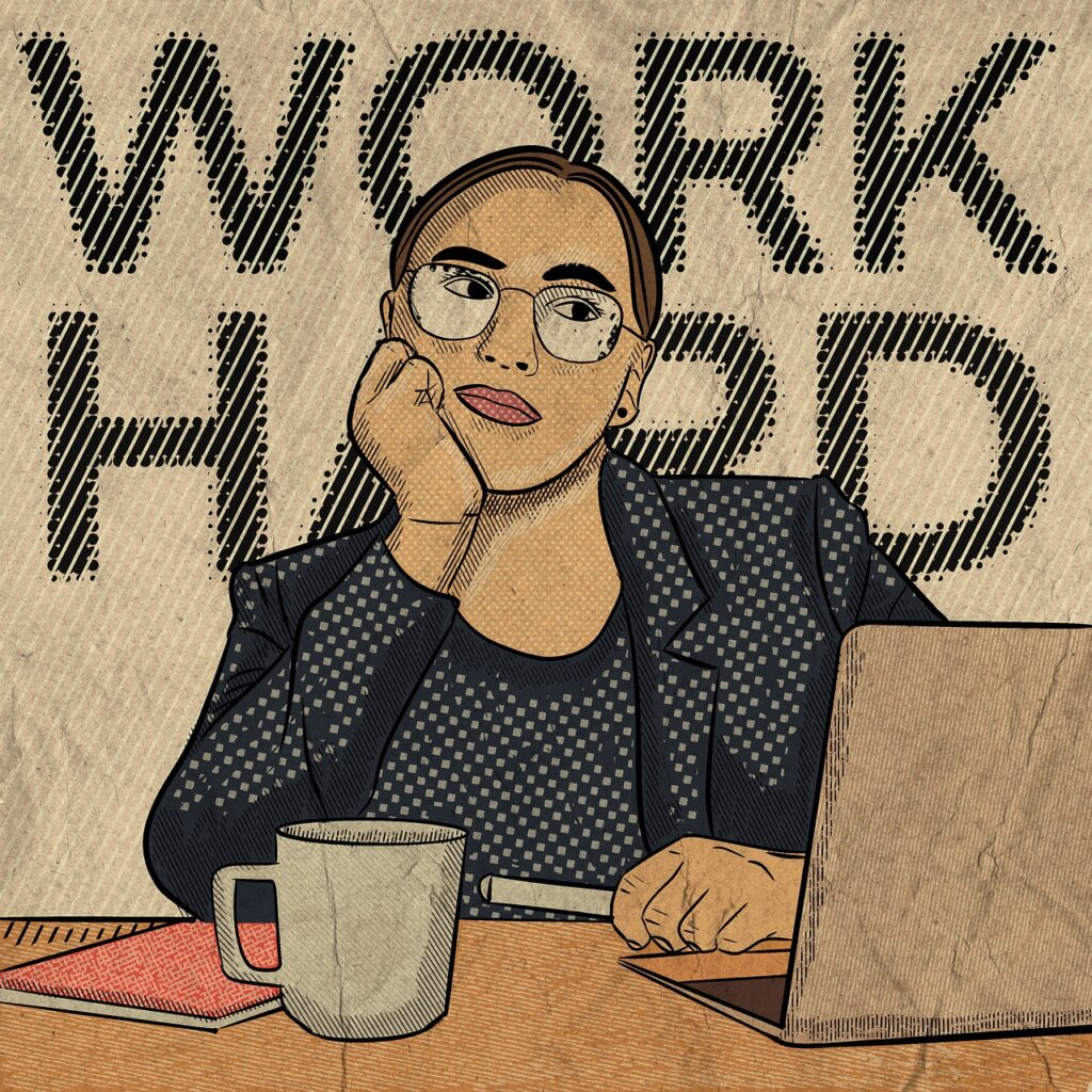 work hard, woman, laptop-7207531.jpg